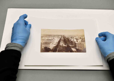 Witness the transformation of a damaged vintage photograph to its restored glory, showcasing expert restoration techniques.